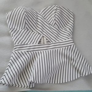 Stripped top sleeveless